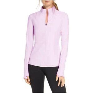 Zella (Nordstrom Brand) "Purple Fair" Hi Energy Quarter Zip Performance Top